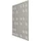 Ekena Millwork 19 5/8in. W x 19 5/8in. H Emery EnduraWall Decorative 3D Wall Panel Covers 2.67 Sq. Ft. WP20X20EMAMB - alternate 3